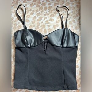 Zara leather tank